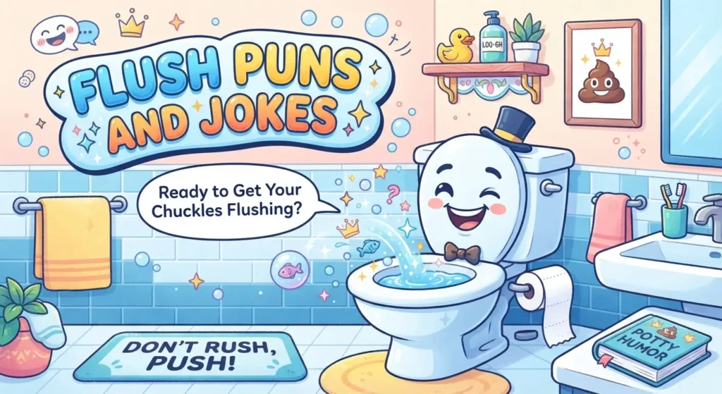 flush puns and jokes