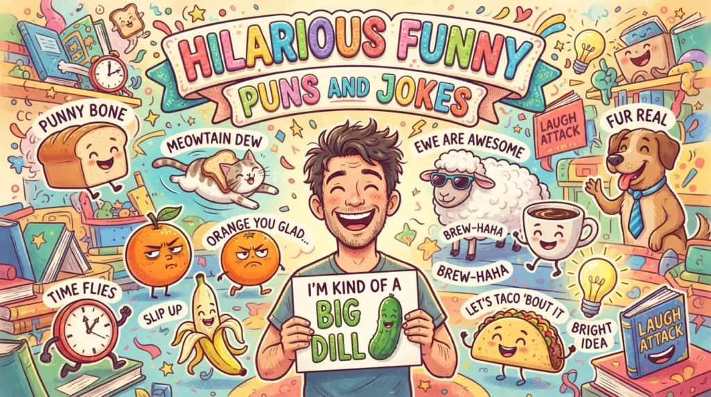 hilarious funny puns and jokes