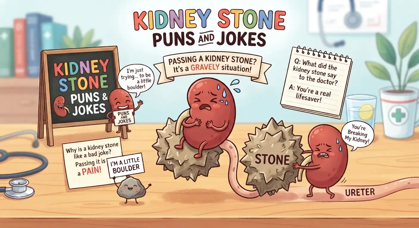 kidney stone puns and jokes