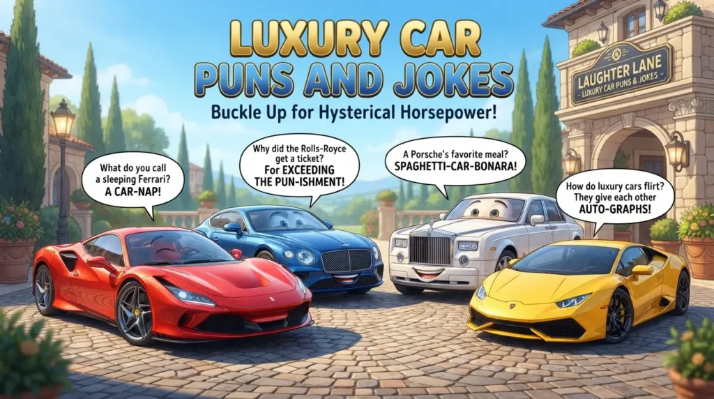 luxury car puns and jokes