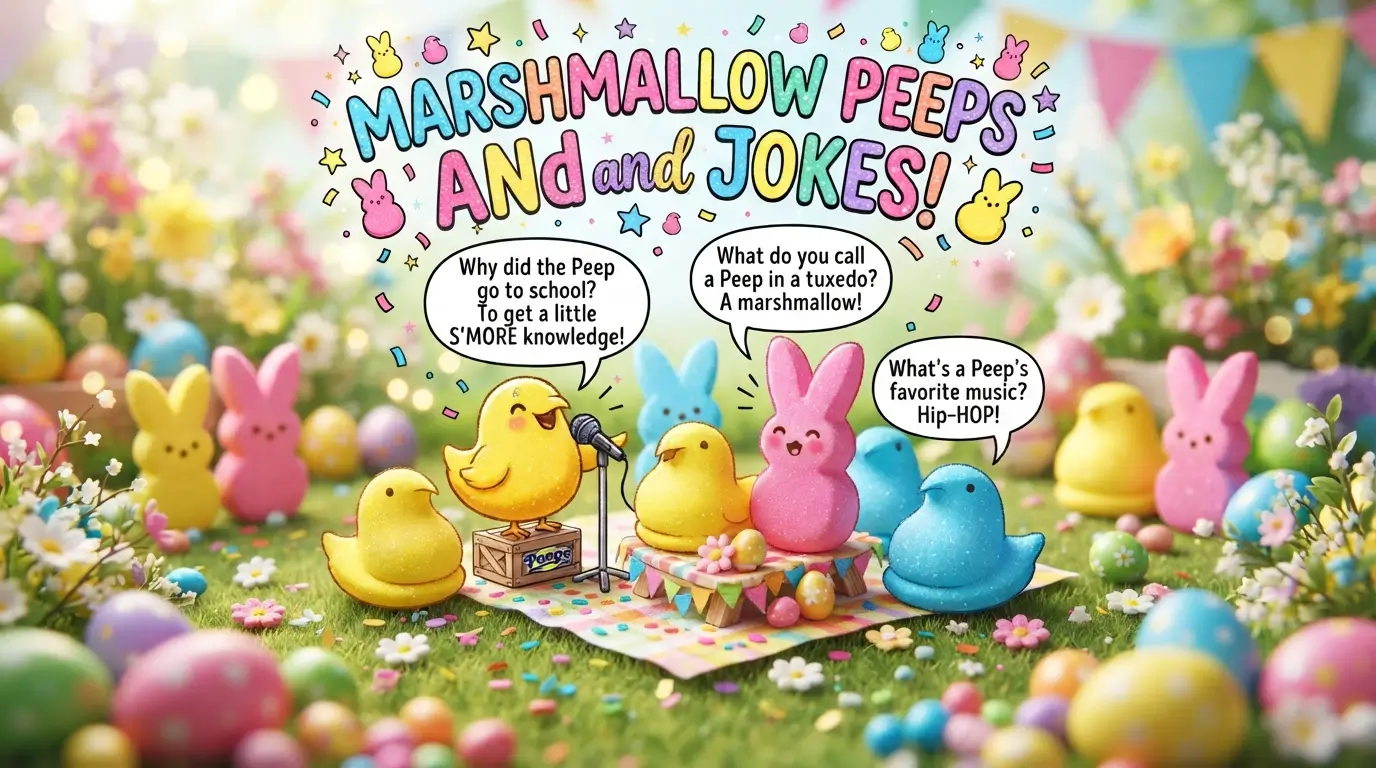 marshmallow peeps puns and jokes