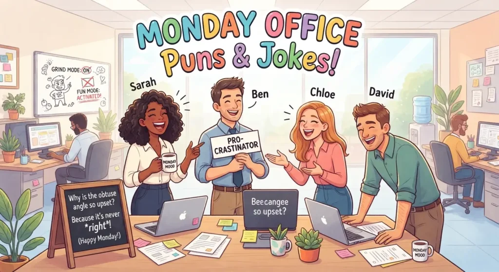 monday office puns and jokes