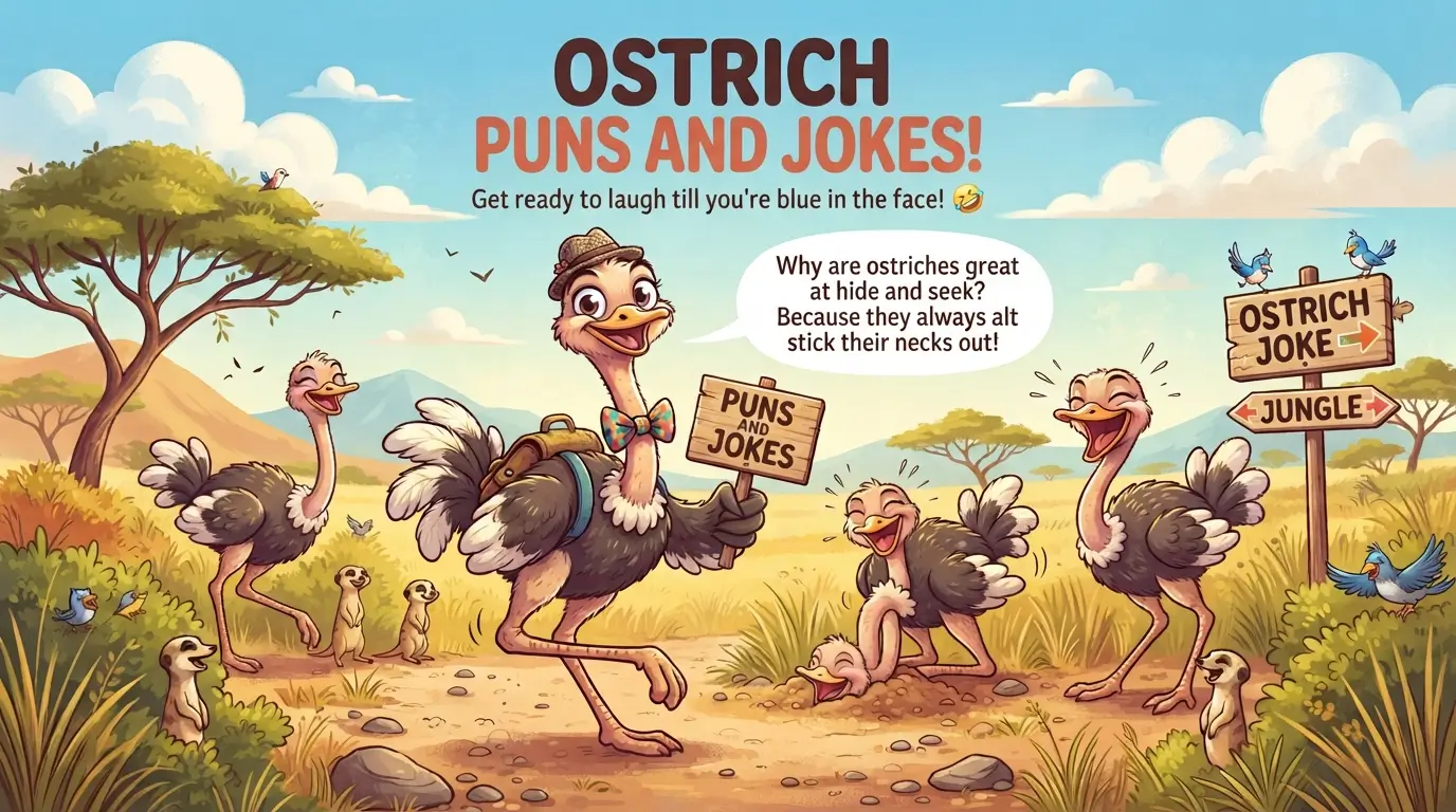 ostrich puns and jokes