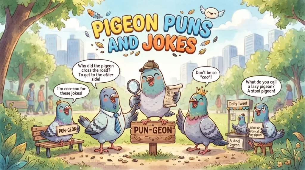 pigeon puns and jokes