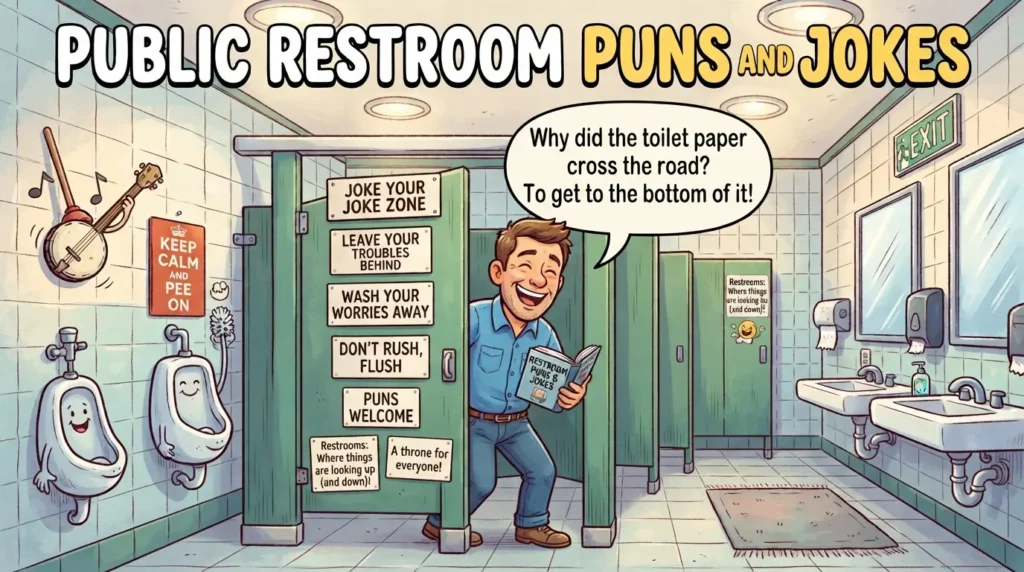 public restroom puns and jokes