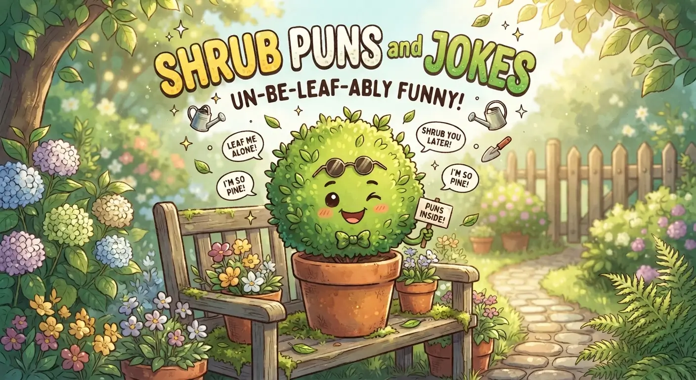 shrub puns and jokes