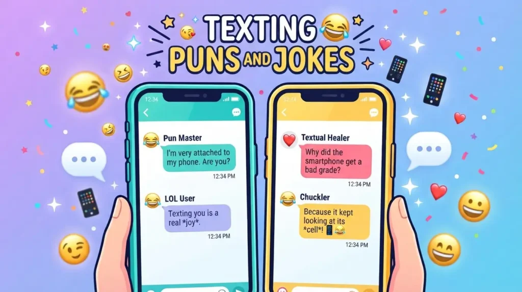 texting puns and jokes