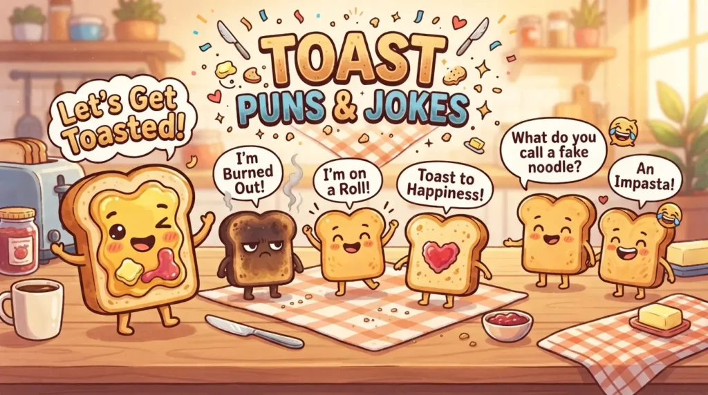 toast puns and jokes