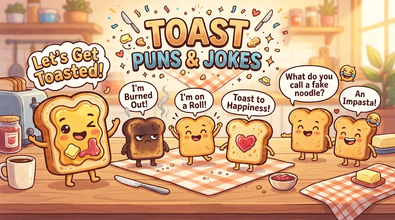 toast puns and jokes