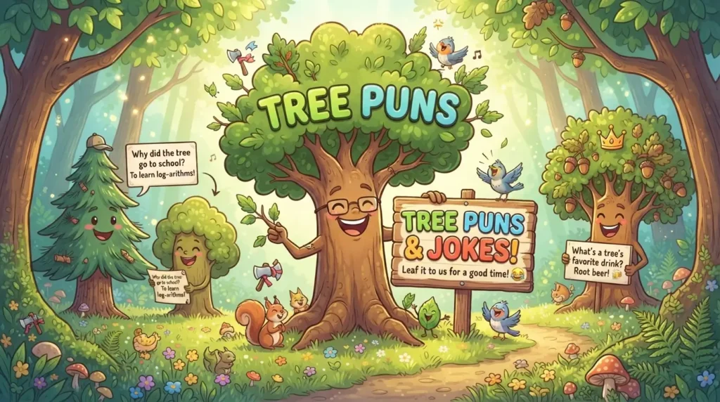 tree puns and jokes