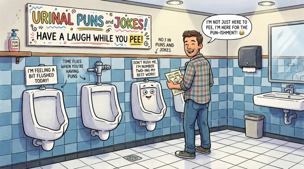 urinal puns and jokes