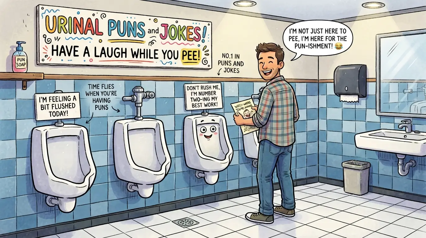 urinal puns and jokes