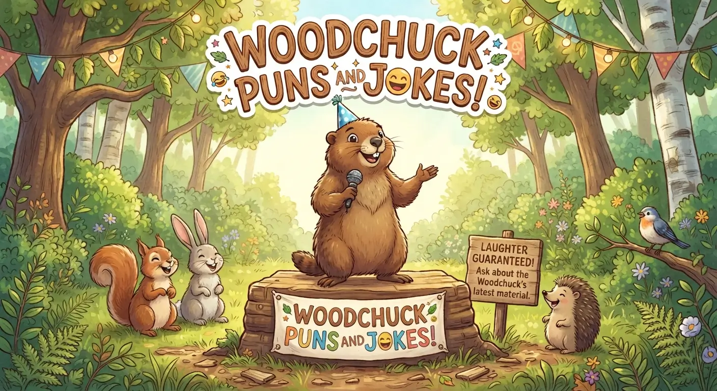 woodchuck puns and jokes