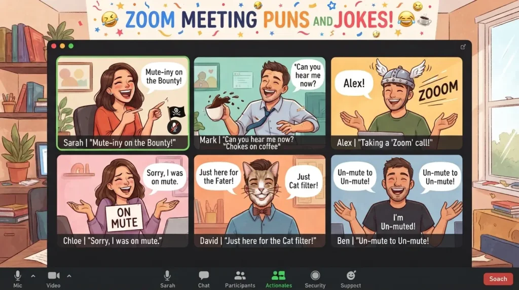 zoom meeting puns and jokes