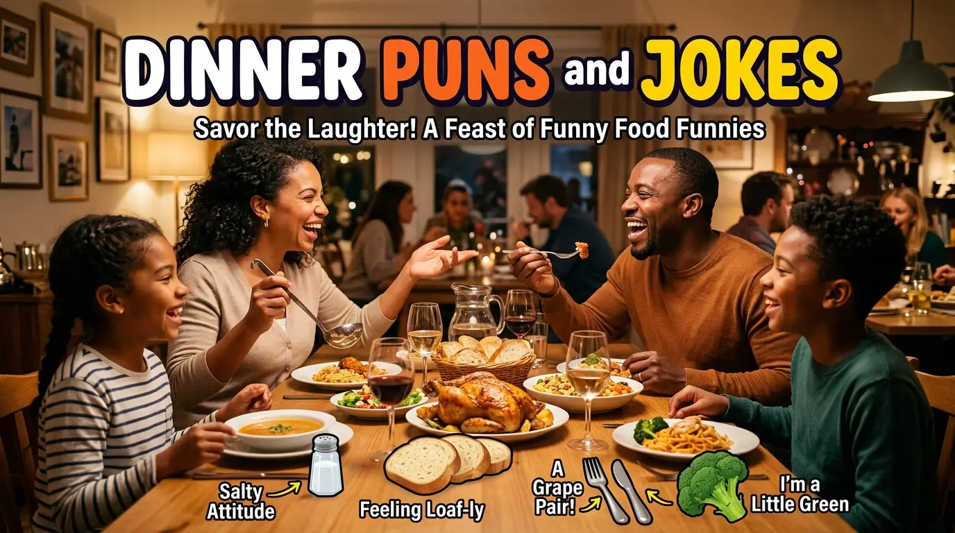 dinner puns and jokes