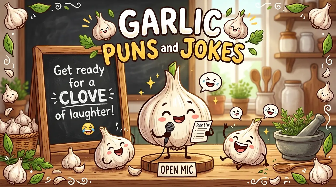 garlic puns and jokes