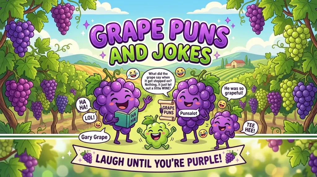 grape puns and jokes