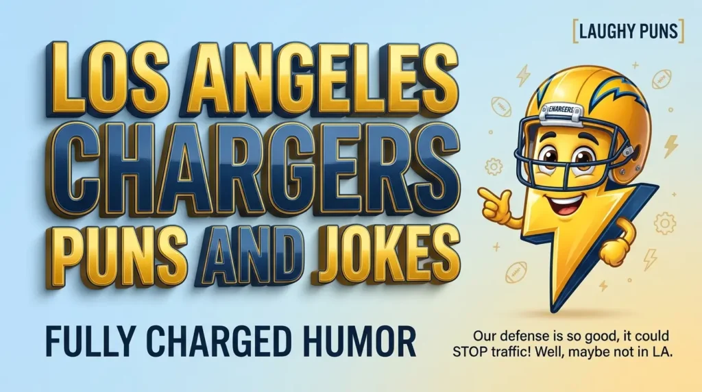 los angeles chargers puns and jokes