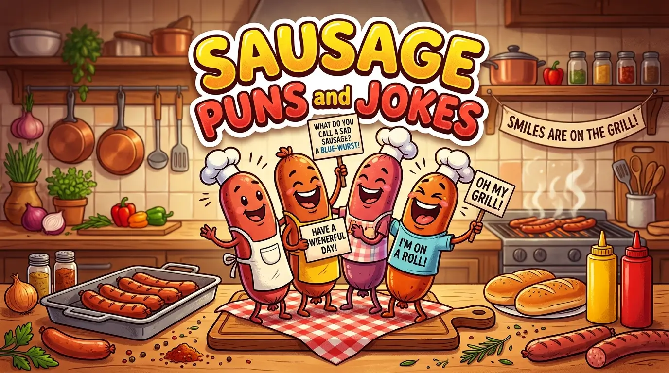 sausage puns and jokes