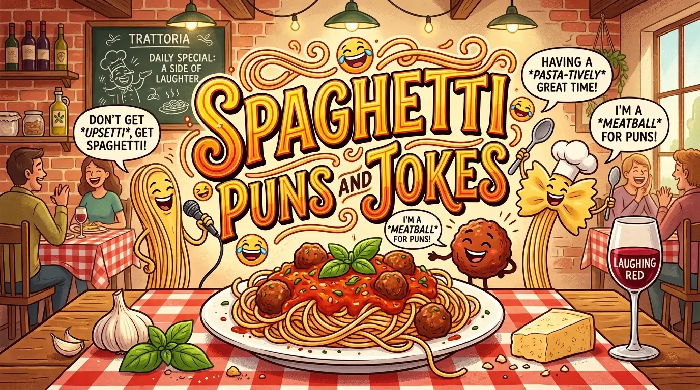 spaghetti puns and jokes