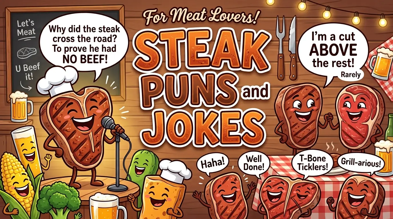 steak puns and jokes